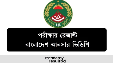 Bangladesh Ansar VDP Result