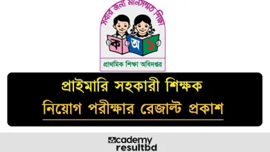 www dpe gov bd Primary Assistant Teacher Result