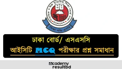 ঢাকা বোর্ড এসএসসি আইসিটি MCQ প্রশ্ন সমাধান