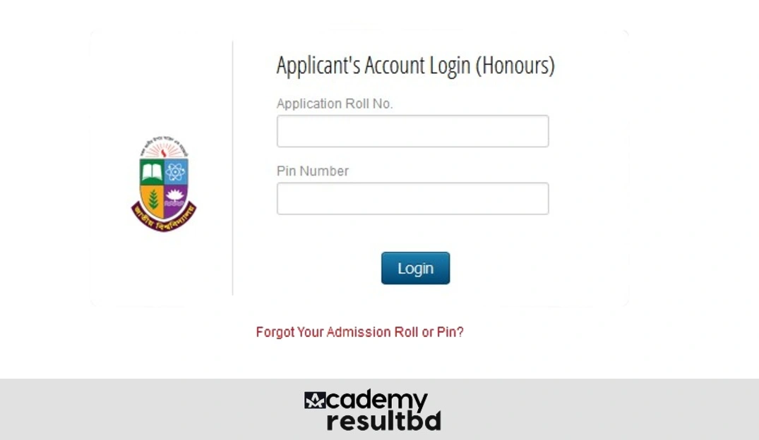 www.nu.ac.bd admission result