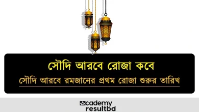 সৌদি আরবে রোজা কবে