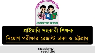 Primary Assistant Teacher 3rd Phase Result
