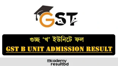 GST B Unit Admission Result